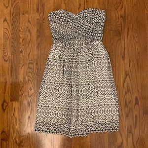 White House Black Market Strapless Dress